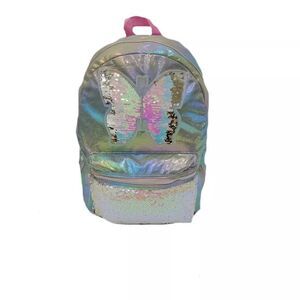 L2D Oil Slick with Large Butterfly Backpack with Adjustable Shoulder Straps